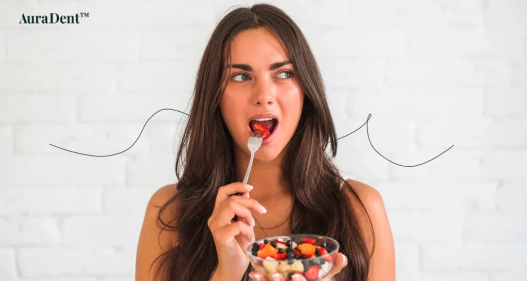 Rekommendationer vid måltid efter insättning av tandställning